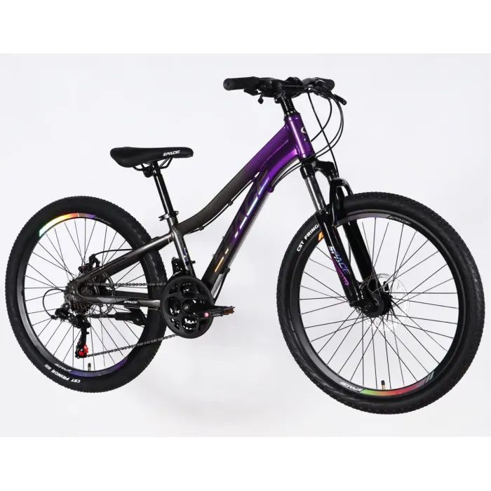 Велосипед Space 24" IZIDA DD FR рама-11" AL 2026 рожево-білий (OPS-SP-24-084) изображение 2