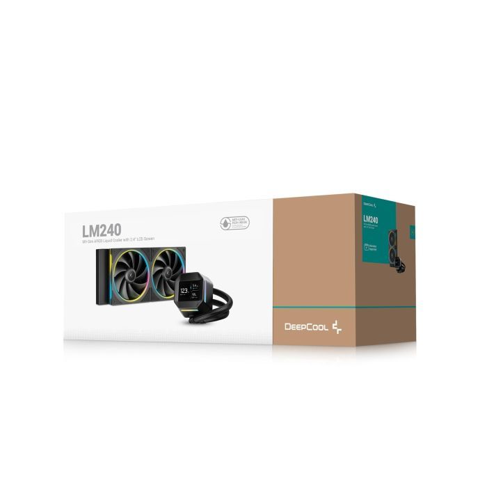 Система жидкостного охлаждения Deepcool LM240 Black (R-LM240-BKDMMC-1) изображение 6