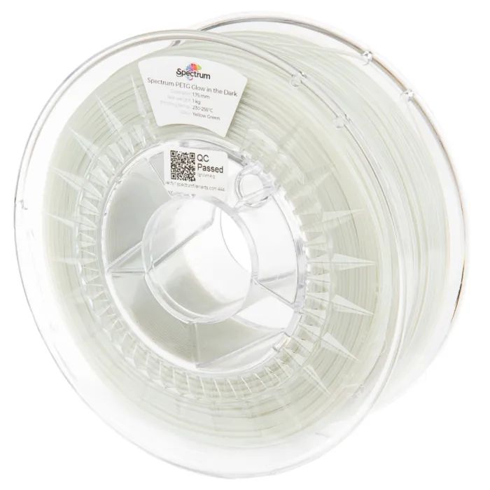 Пластик для 3D-принтера Spectrum PET-G Glow in the Dark 1.75mm 0.5kg YELLOW-GREEN (80536)