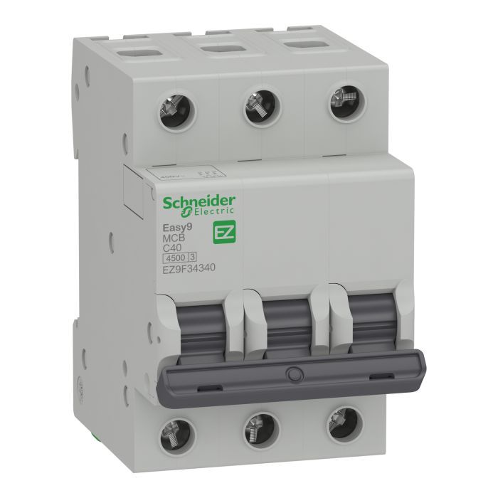 Автоматический выключатель Schneider Electric EZ9 3P 40A C (EZ9F34340)