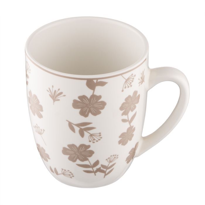 Чашка Ardesto Ravenna, 360мл, порцеляна, біло-бежевий (AR1336R) зображення 2