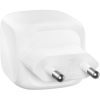 Зарядное устройство Belkin 2xUSB-C PD50W GaN PPS white (WCH019KQWH) изображение 2
