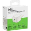 Зарядное устройство Belkin 2xUSB-C PD50W GaN PPS white (WCH019KQWH) изображение 7