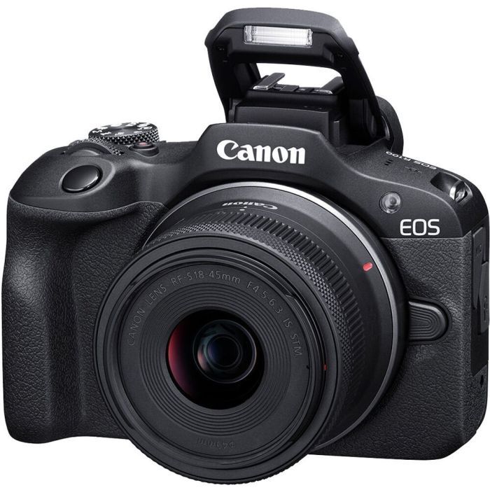 Цифровой фотоаппарат Canon EOS R100 + 18-45 IS STM + 75-300 IS STM (6052C121) изображение 3