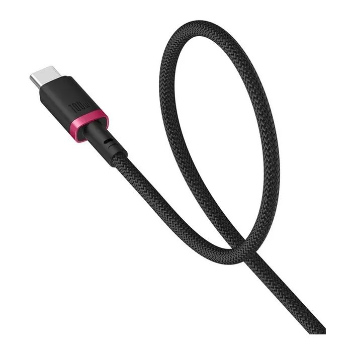 Дата кабель USB-C to USB-C 2.0m 100W Dura Series black red Baseus (P10377803U01-03) зображення 4