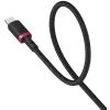 Дата кабель USB-C to USB-C 2.0m 100W Dura Series black red Baseus (P10377803U01-03) зображення 4