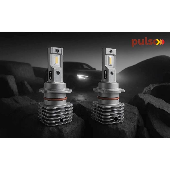 Автолампа PULSO LED-chips CREE/9-32v/2x25w/4500Lm/6000K (M4-H7) изображение 5