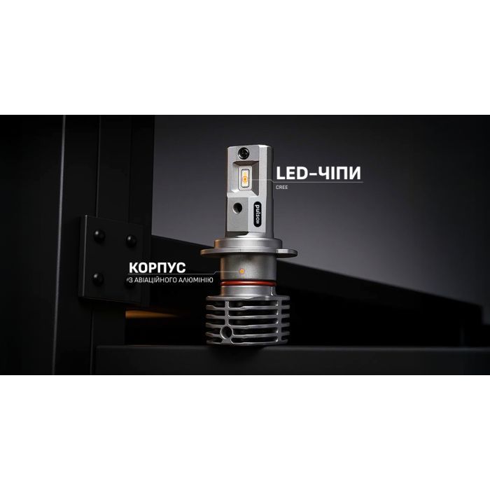 Автолампа PULSO LED-chips CREE/9-32v/2x25w/4500Lm/6000K (M4-H7) изображение 6