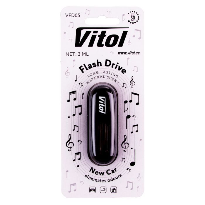 Ароматизатор для автомобиля VITOL Flash Drive New car (VFD05)