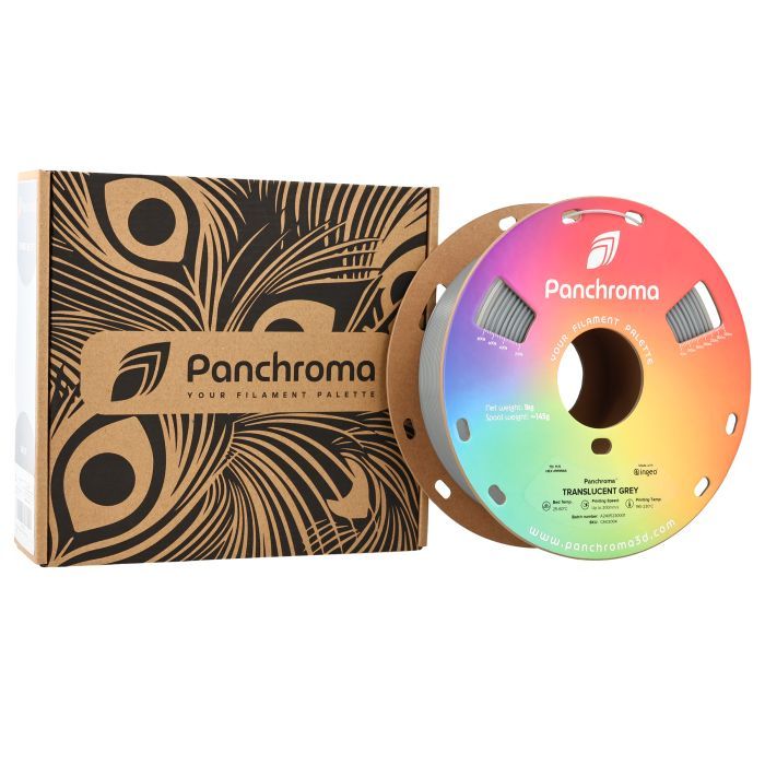 Пластик для 3D-принтера Polymaker PLA PANCHROMA TRANSLUCENT 1,75mm 1kg GREY (CA02004) зображення 7