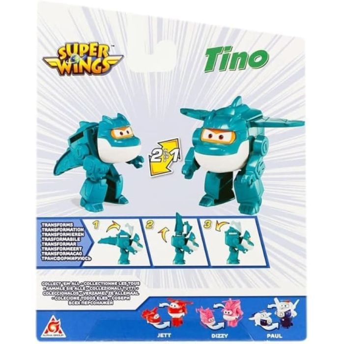 Фігурка Super Wings трансформер Transforming Тіно (Tino), 10 см (EU780623) зображення 6