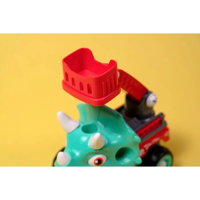 Конструктор Otamanko Машинка-конструктор Трицератопс пожарная лестница Голубой/красный (OTA-114TS) изображение 4