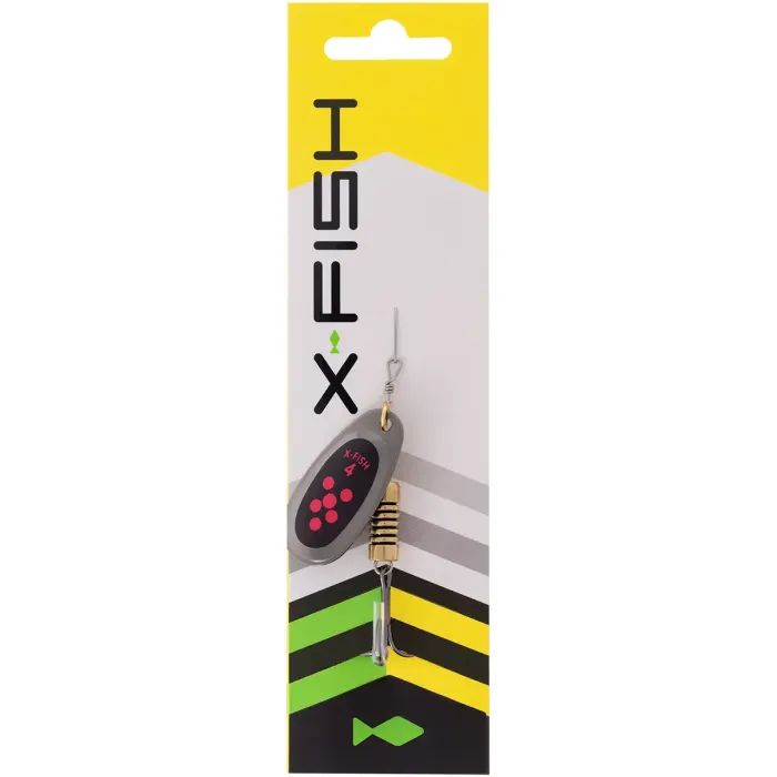 Блесна X-Fish Dark Side 9.5g 4 Nikel black lime (1917.07.25) изображение 2