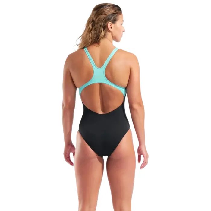 Купальник Arena Graphic Swimsuit Swim Pro L 010809-580 чорний, блакитний, рожевий 36 (3468337757405) изображение 4