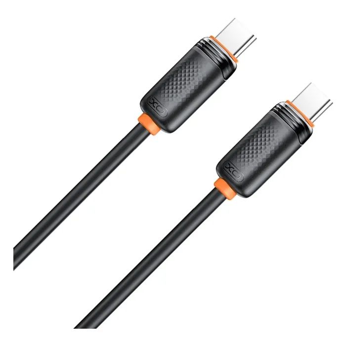 Дата кабель USB-C to USB-C 1.0m 60w black XO (NB-Q302B-CC.black) зображення 2