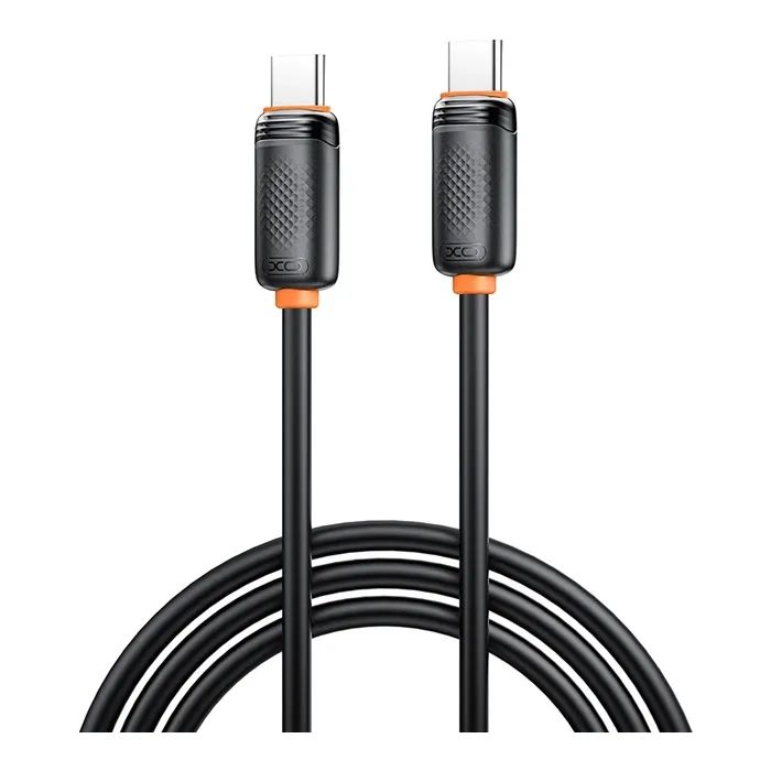 Дата кабель USB-C to USB-C 1.0m 60w black XO (NB-Q302B-CC.black) зображення 3