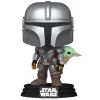 Фигурка Funko Pop серии Мандалорец - Мандалорец из Грога на спине (90443)