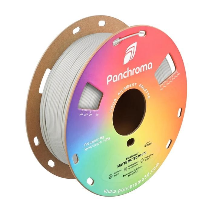 Пластик для 3D-принтера Polymaker PLA PANCHROMA MATTE 1,75mm 1kg MUTED WHITE (CA04028)