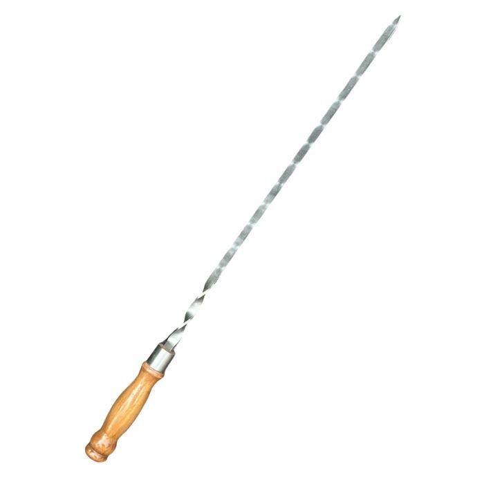 Шампур Metalzavod 630х12х3мм мармуровий (SHMP-DR-630x12x3-MR)
