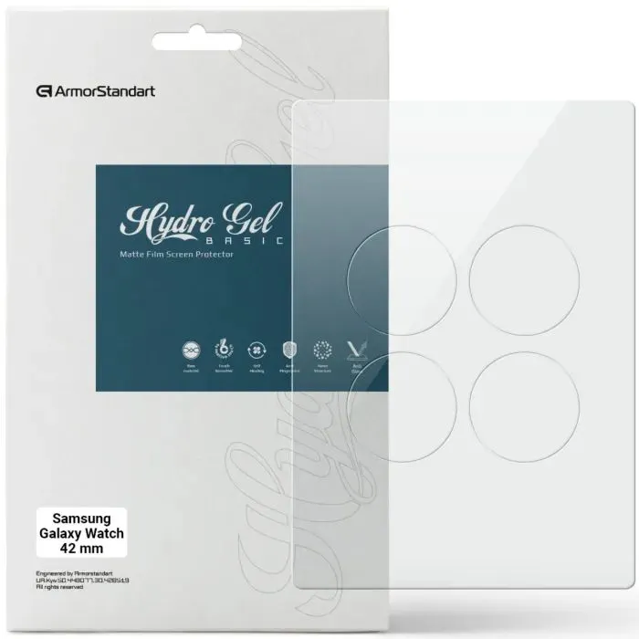 Плівка захисна Armorstandart Matte hydrogel Samsung Galaxy Watch 42mm 4 pcs (ARM92091)