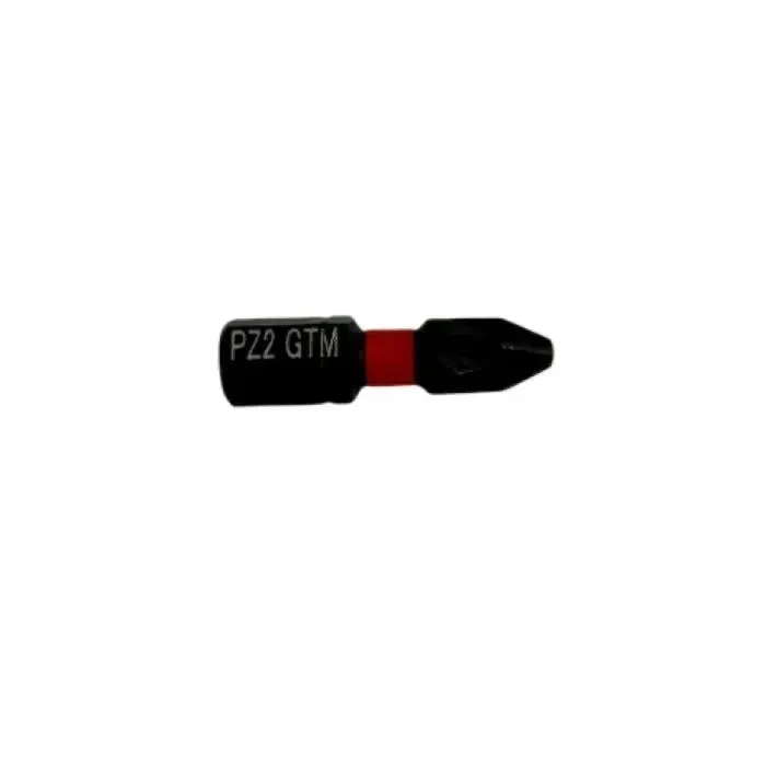 Набор бит GTM ударных, PZ2, 25мм, 2шт. (SBI-Z2-25B) изображение 2