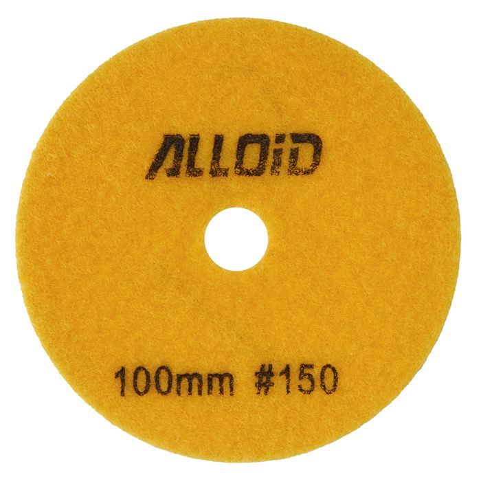 Круг зачистной Alloid Pro, алмазный, шлифовальный, на липучке, 100мм, зерно 1000 (DD-63289)