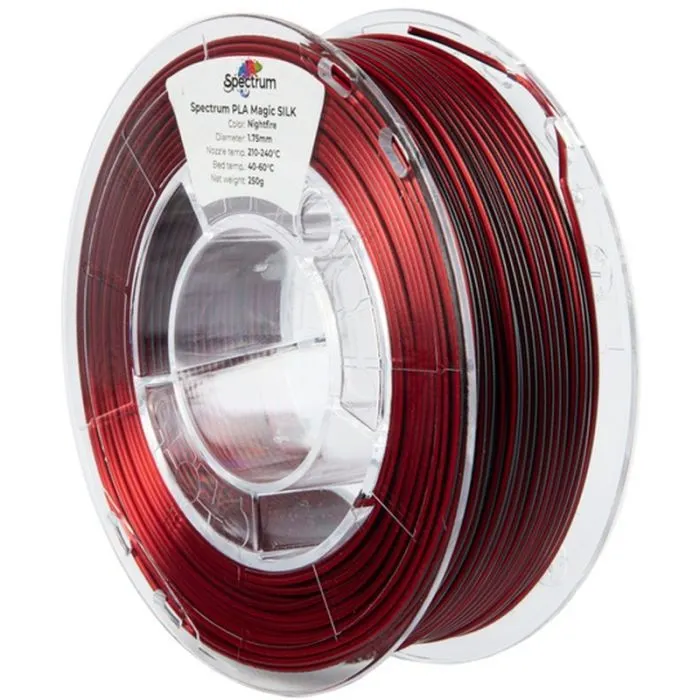 Пластик для 3D-принтера Spectrum PLA Magic SILK 1.75mm 0.25kg Nightfire (81389)
