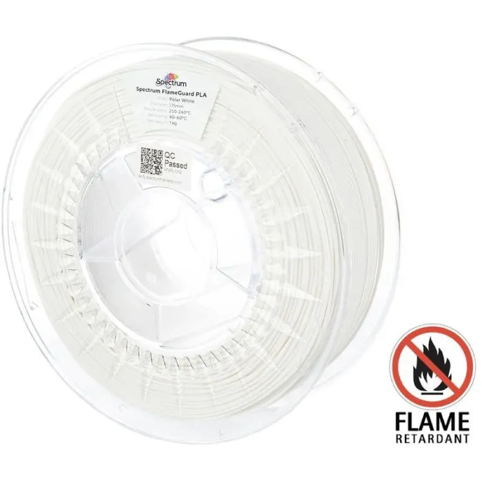 Пластик для 3D-принтера Spectrum PLA FlameGuard 1.75mm 1kg White, Polar (81450)