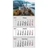 Календарь Axent настенный квартальный 2027 3 пр. Сastles 3 (8803-27-3-A)