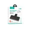 Сетевой фильтр питания HOCO AC12A, 2 роз, 3 USB. USB-C, 30W, 1м, Black (AC12AB)