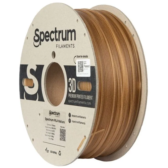Пластик для 3D-принтера Spectrum PLA Nature 1.75mm 1kg Natural, FLAX (80934)