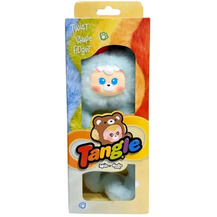 Мягкая игрушка Tangle с кольцом diudiu baby Furry Bear Sea Salt Mint (HWTANGLE02D01-BD05) изображение 2