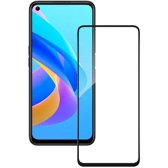 Стекло защитное ACCLAB Full Glue Oppo A76 4G Black (1283126528859) изображение 2