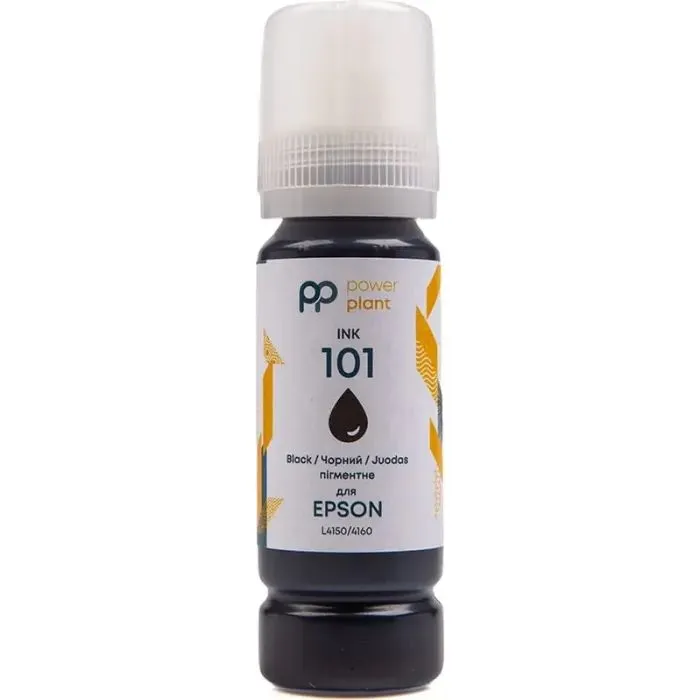 Чорнило PowerPlant Epson 101 L4150/4160 70г Black Pigment (PP101BP)