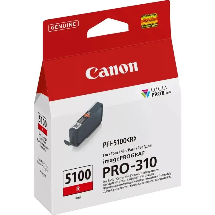 Картридж Canon PFI-5100 Red (6958C001) зображення 2