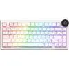 Клавіатура Ajazz AK820 V2 White Peach Switch Wireless/Bluetooth/USB UA White (AK820-V2-WP-S-W)