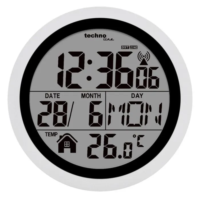 Настенные часы Technoline Bath Clock Silver (WT3005) (DAS303937)