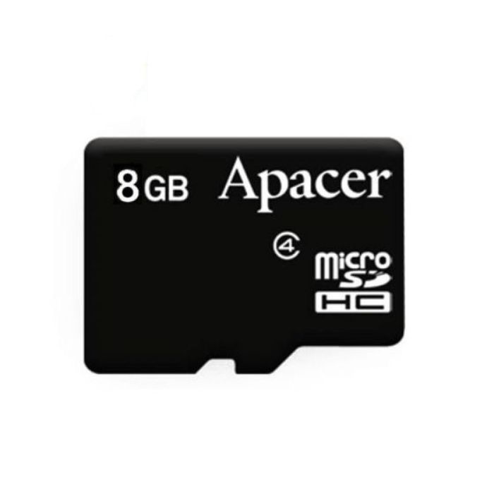Карта пам'яті Apacer 8GB microSDHC Class4 w/o Adapter RP (AP8GMCSH4-RA)
