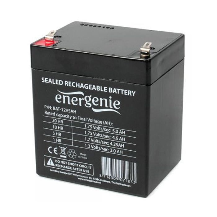 Батарея к ИБП EnerGenie 12В 5 Ач (BAT-12V5AH)