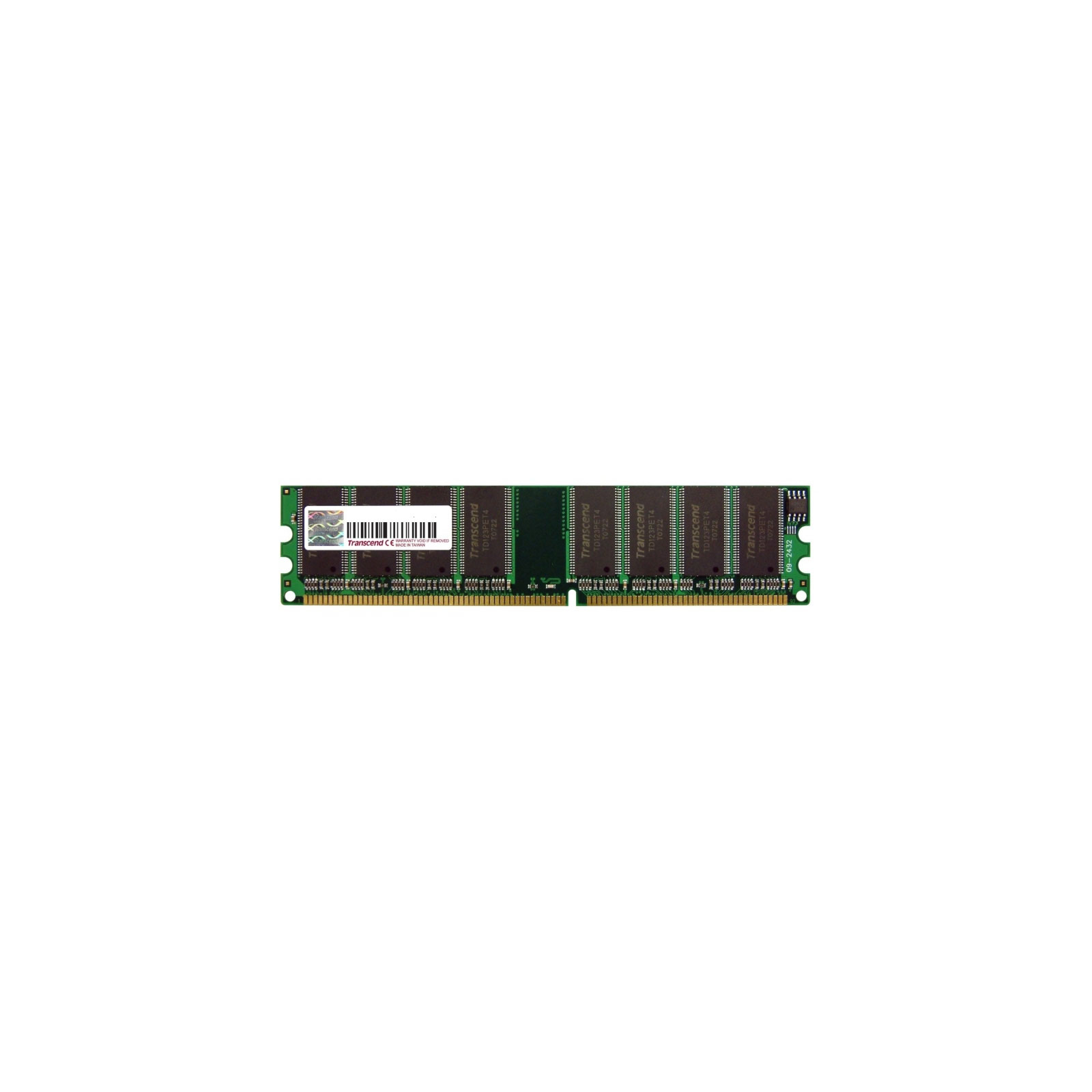Модуль пам'яті для комп'ютера DDR 256MB 400 MHz Transcend (TS32MLD64V4F)
