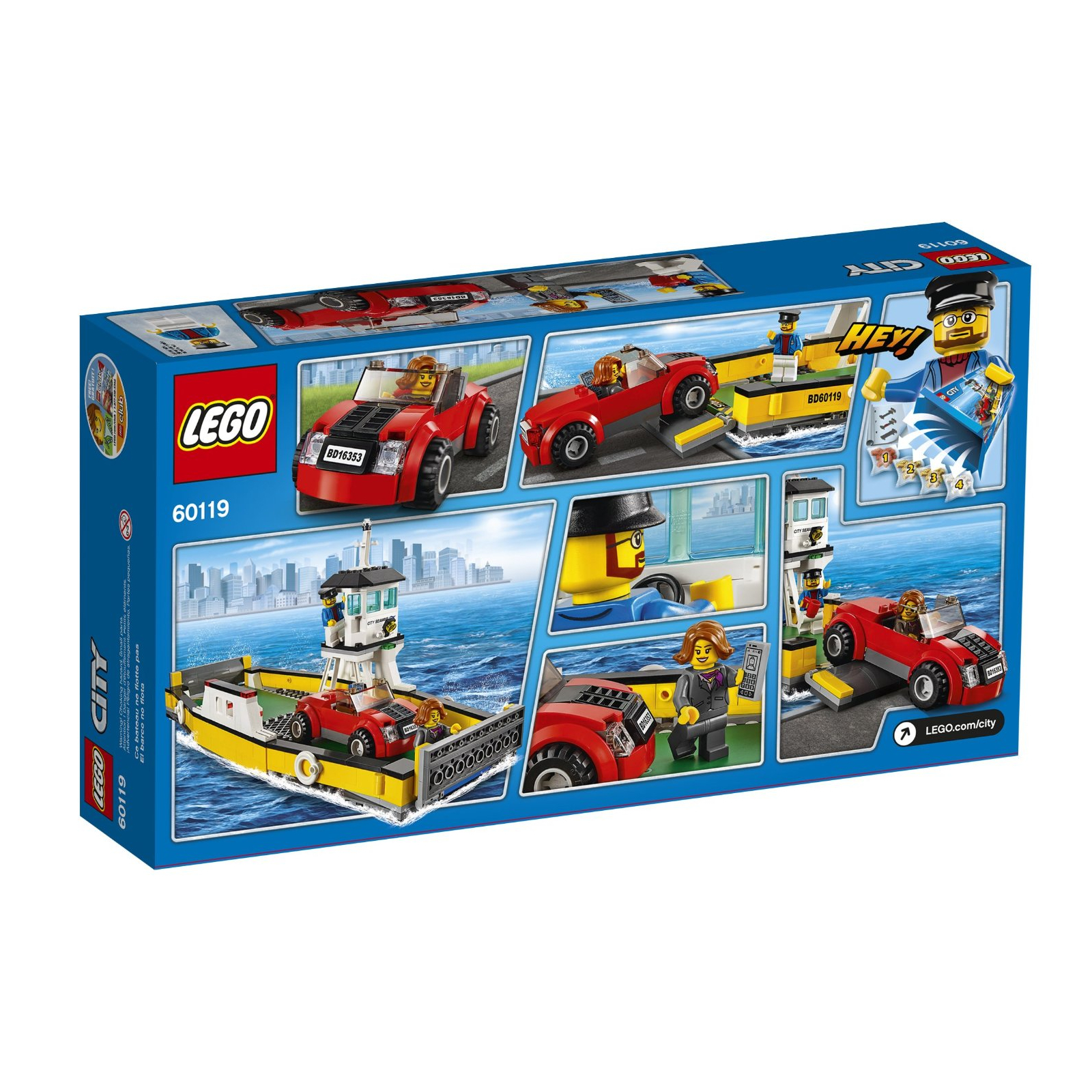 Конструктор LEGO City Great Vehicles Паром (60119) зображення 11
