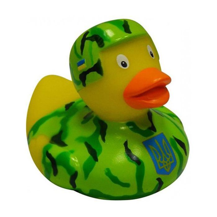 Іграшка для ванної Funny Ducks Милитари утка (L1847) зображення 2