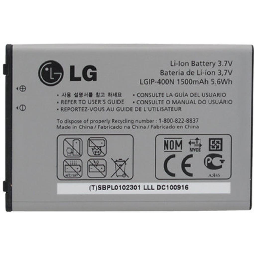 Акумуляторна батарея LG GW620/GX200/GX300/GX500/GT540 (LGIP-400N) (LGIP-400N / 21465)