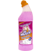 Жидкость для чистки ванн Mr Muscle Супер Сила с микро-гранулами Цветочный 1 л (4823002006155)