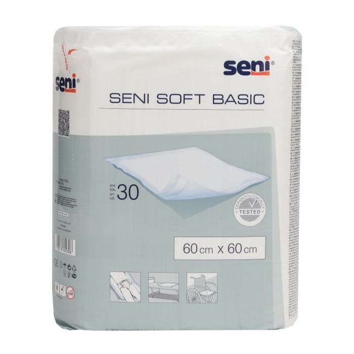 Пеленки для младенцев Seni Soft Basic 60х60 см 30 шт (5900516692308)