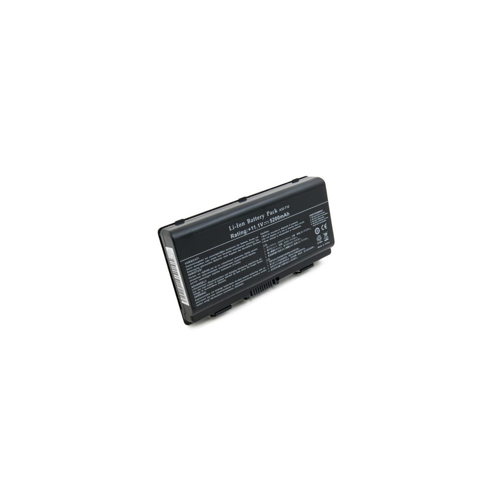 Аккумулятор для ноутбука Asus X51 (A32-T12) 11.1V 5200mAh Extradigital (BNA3972)
