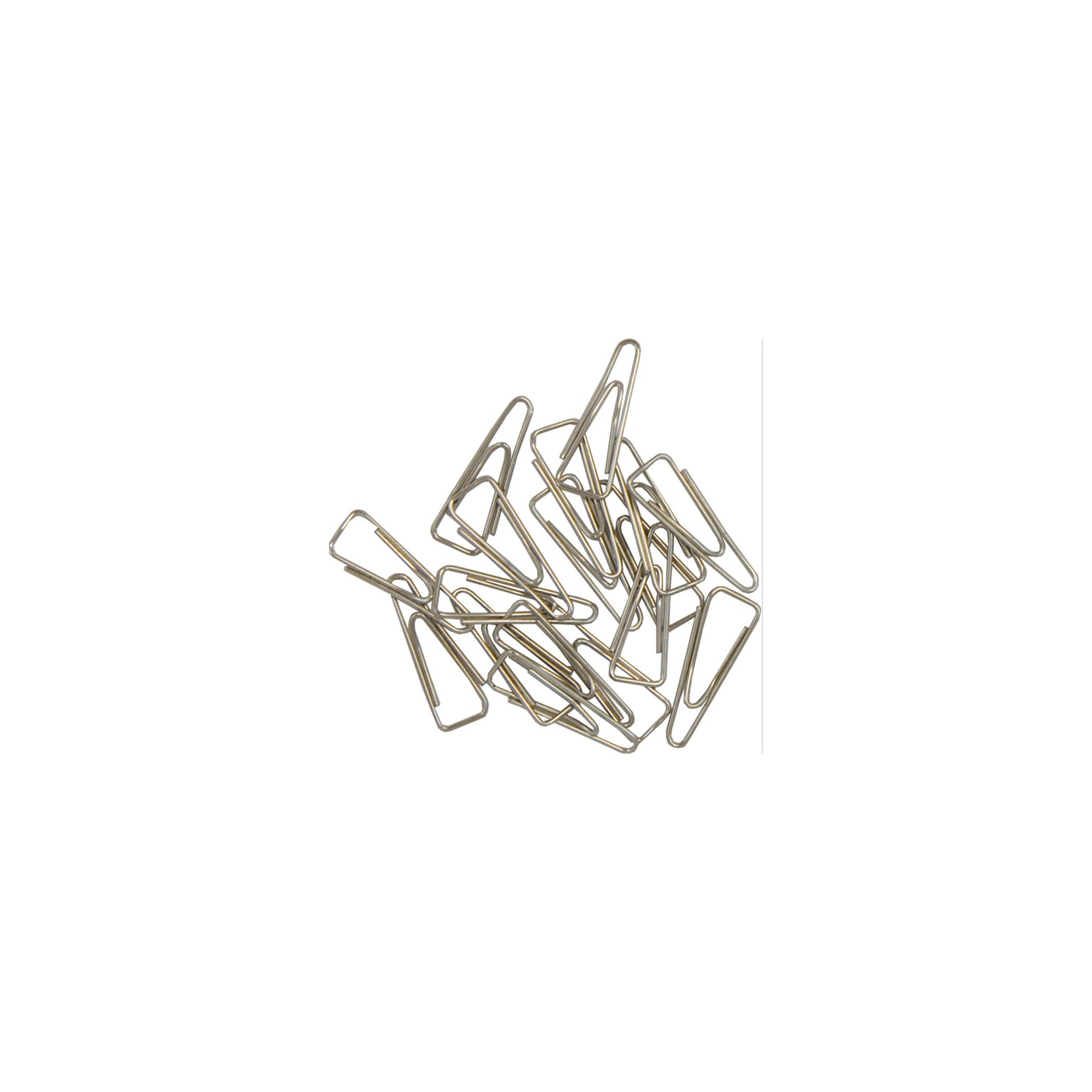 Скрепки канцелярские Buromax 25мм, nickel-plated, triangular, 100шт (BM.5007) изображение 2