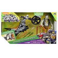 Боевой транспорт TMNT Черепашки-Ниндзя Movie Ii Мотоцикл и Рокстеди (89303)