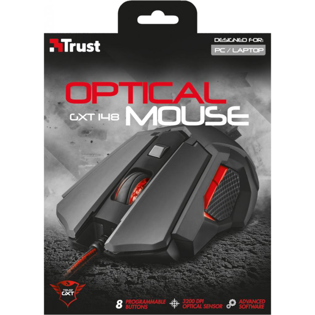 Мышка Trust_акс GXT 148 Optical Gaming Mouse (21197) изображение 5