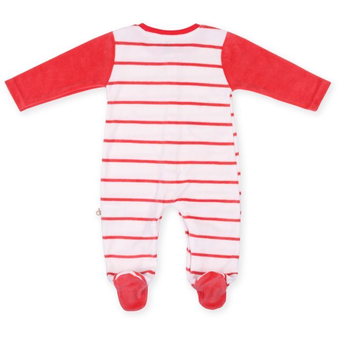 Человечек детский Bibaby в полосочку "Lovely" (60173-68G-coral) изображение 2